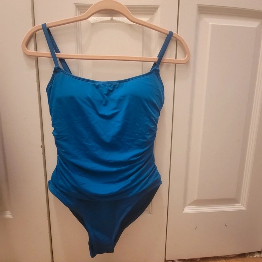Blue One-Piece Swimsuit